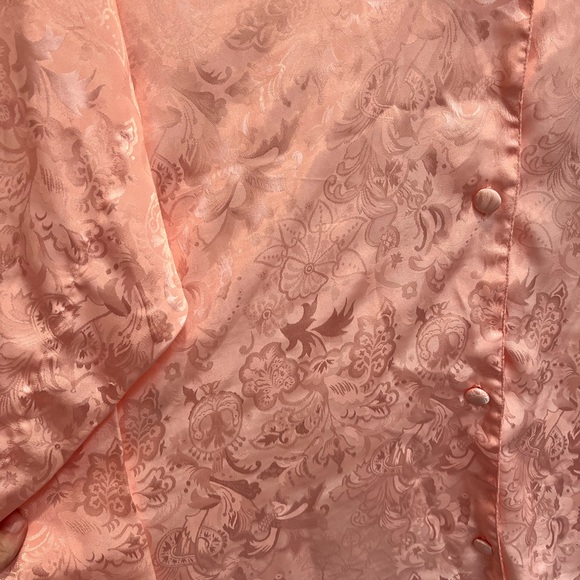 Victoria’s Secret vintage, pink oversize button-down shirt GUC size M/L - Picture 5 of 6